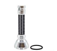 Para Daiwa Fuego Exceler Caldia Prorex Taula Certate Luvias Airity Carrete de fibra de carbono, barra de equilibrio de aleación de aluminio, brazo de mango de 49 mm, rojo, plateado, gris, morado