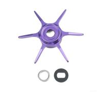 Para Daiwa para Steez para Zillion Tatula Ryoga Six Star Drag Brake System 65mm Aleación de aluminio Carrete de pesca Parte con dos juntas de repuesto Color rojo (morado oscuro noche)