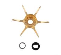 Para Daiwa para Steez para Zillion Tatula Ryoga Six Star Drag Brake System 65mm Aleación de aluminio Carrete de pesca Parte con dos juntas de repuesto Color rojo (oro claro)