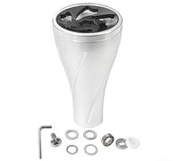 Para Daiwa Para Stella Para Stradic Para Twin Power Casting Reel Aleación de aluminio Perilla de potencia con cojinetes Llave Tornillo Junta Negro Rojo Plata Gris 36mm (plata)
