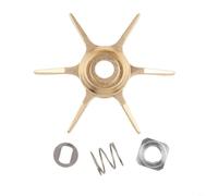 Para DAIWA para ZILLION Juego de piezas de carrete de pesca para 1514 1516 1520 con arrastre de estrella y juntas (mano derecha dorada)