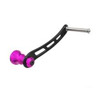 Para Daiwa Tatula Fuego Exeller Caldia Prorex Saltair Certate Reel Metal Rocker Arm Handle 70mm Aviation Aluminum Alloy Black Gold Red Silver Purple Pink Grey Fishing Parts Accessories (70mm Purple)