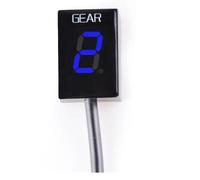 Para Daytona 600 2003-2004 Para 955i 2002-2006 Motocicleta Velocímetro Digital Pantalla Engranaje 1-6 Pantalla LCD De Velocidad Indicador Engranajes(Blue)