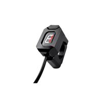 Para Daytona 600 2003-2004 Para 955i 2002-2006 Motocicleta Velocímetro Digital Pantalla Engranaje 1-6 Pantalla LCD De Velocidad Indicador Engranajes(Fixed Ring Red)