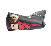 para de golf de piel sintética, cierre magnético impermeable, cubierta para putter de bulldog francés, protector duradero para palos Taylormade