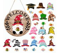 para decoración Gnomo Sueco 12x12 Pulgadas para accesorios (MZ979C) | Tamaño 12x12 pulgadas, para ideal estantes repisas, acabado rústico, ligero , para estilo nórdico auténtico
