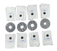 Para Deebot For T20 para Omni X1 E paquete de accesorios 8 bolsas de polvo y 4 paños de fregona para un cuidado integral del piso (azul)