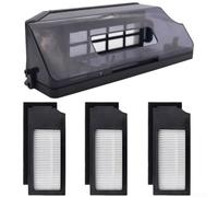 Para Deebot X1 para Omni Cubo de basura con filtro, compatible con X1 Pro para Omni, para T10 para Omni y X1 Turbo Robot Vacuum Dirt Collection Container (B)