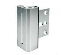 Para Defender - Cerradura de refuerzo de puerta de seguridad que asegura las puertas entrantes contra la entrada forzada con construcción de aleación de aluminio (plata)