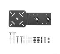 Para Dell WD22TB4 Soporte de estación de acoplamiento debajo del escritorio, placa de metal para WD19 para soporte vesa gestión de cables, 30 x 12 cm