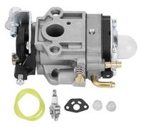 Para Desbrozadora 1E34F 1E36F TU26 TL26 26cc 33cc Motocicleta Carburador 10mm Kits Conjunto carburador