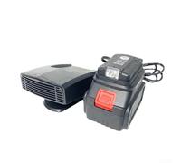 Para descongelador de calentador portátil de 18 V con soporte ajustable de 360 grados y capacidad de carga dual USB