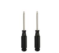 Para destornilladores de seguridad de cabeza Torx para T15 para tornillos a prueba de manipulaciones con eje de agujero para mantenimiento electrónico (2 piezas)