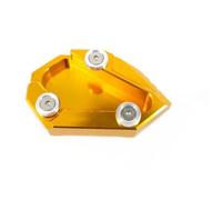 Para Diavel Para Cromo AMG 2011 2012 2013 2014 2015 2016 Placa De Extensión Para Caballete Lateral CNC Para Motocicleta RESPUNEKBAH(Oro)