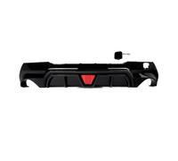 para Difusor Parachoques Trasero Serie 1 F40 2019-2024 Kit Carrocería Alerón 116i 118d 120d 128ti M135i Spoiler Wing Lip Alerón Trasero(Dual Exhaust LED)