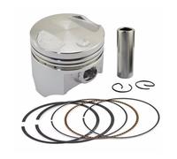 Para DIO 50 AF54 AF55 AF56 AF57 AF62 DIO50 Z4 50 Piezas Motor Moto STD ~+100 38mm~39mm Pistón Anillo Pistón(Talla grande 100)