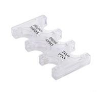 Para dispensador de monedas japonés, organiza hasta 29 monedas en un tamaño compacto para un fácil transporte y acceso (transparente)