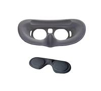 para dji AVATA Goggles 2 Espuma Almohadilla Esponja Ojo Máscara Cómoda Esponja Almohadilla Lente Protección Cubierta Cara (Gris+ Funda Protectora)