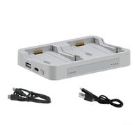 Para dji Flip Hub de carga de batería, cargador bidireccional rápido para drones, estación de batería dual con modo de almacenamiento inteligente, banco de energía portátil (bidireccional2)