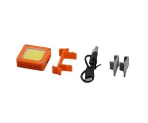 para dji Flip Luz de Navegación Nocturna Multifunción Combinación de Bricolaje Luz de Flash LED a Juego Accesorios para Drones Lámpara de Señal (Faro Inferior Naranj Porta Cola)