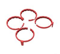 Para DJI Flip Propeller Guard Cubierta protectora de parachoques con material absorbente para proteger las hélices durante el vuelo (rojo)