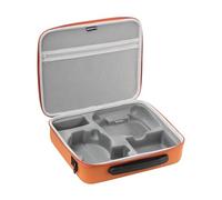 Para DJI Flip Storage Bag RC N2/N3, caja de cuero EVA a prueba de golpes con ranuras para batería, organizador de viaje portátil para equipo aéreo