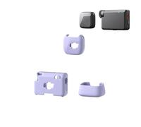 Para DJI Mic Mini Funda Protectora De Silicona Antiarañazos y Anticaídas, Base De Carga/Micrófono/Transmisor Mic Mini, Accesorios Portátiles De Carcasa Blanda. (1TX+1 RX Set Morado)