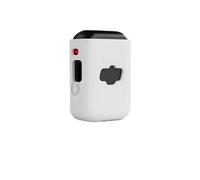 para dji Mic2 Funda Protectora de Silicona, Protector de Transmisor de Micrófono para Cámara Deportiva, Funda Protectora Antipolvo para Micrófono Inalámbrico Mic2 (Blanco)