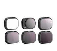 Para DJI Mini 3 Pro aleación de aluminio conjunto de filtros cámara lente de vidrio óptico para Mcuv Cpl ND8 ND16 ND32 ND64 Filtros Accesorios Accesorios Drone (Color: Juego de seis piezas)