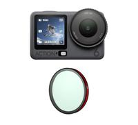 para dji Osmo Action 6 Kit de Filtros Ópticos: CPL Polarizador, Difusor, ND16/32/64, Filtro Reductor de Luz UV, Protector de Lente para Cámara Deportiva Osmo Action 6 (CPL)