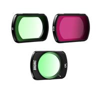 para dji OSMO Pocket 3 Filtro Lente de Protección UV Reducción de Luz ND Polarizador CPL, Filtros de Densidad Neutra, Vidrio Óptico HD Recubierto/Marco de Aluminio (UV+CPL+ND16)