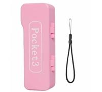 para dji OSMO Pocket 3 Funda Protectora Portátil Antiarañazos y a Prueba de Golpes, Carcasa Protectora de Almacenamiento Duradera para Cámara OSMO Pocket 3 con Cordón. (Rosa (Corto))