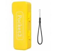 para dji OSMO Pocket 3 Funda Protectora Portátil Antiarañazos y a Prueba de Golpes, Carcasa Protectora de Almacenamiento Duradera para Cámara OSMO Pocket 3 con Cordón. (Amarillo (Corto))