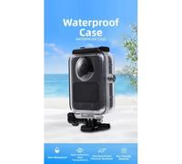 Para dji para osmo 360 funda subacuática de 45 m de profundidad, pantalla táctil, carcasa de acero de policarbonato para buceo, natación, esnórquel, fotografía, aventura