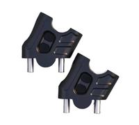 Para DL250 Para GW250 S F Base Del Manillar Motocicleta Abrazadera Elevadora De Elevación Del Manillar Clip Elevadora Manillar(Black)