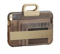 Para Documentos | Organizador De Documentos A4 Impermeable Transparente,Estuche De Almacenamiento Para Archivos Con Asa - para Hogar, Viaje, Trabajo, Escuela, Pasaporte, Certificado,