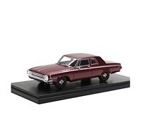para Dodge 330 Sedán 1964 1 43 Resina Rojo Vintage Modelo De Coche Recuerdo Colección De Amantes del Coche No Control Remoto Modelos