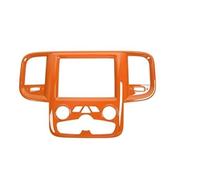 para Dodge para 1500 para 1500 2011-2017 Consola Central Interior del Coche Panel De Navegación Decoración Cubierta Pegatinas Decorativas Tiras Decorativas Aire Acondicionado Coche( Orange)