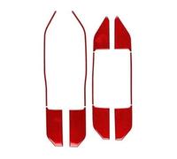 Para Dodge Para Caliber 2007 2008 Embellecedor Panel Control Elevalunas Fibra Carbono Adhesivo Decorativo Interior Coche Mando Botonera Elevalunas(2 Red)