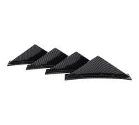 para Dodge para Cargador para SXT SE para SRT Coche Curvado difusor Parachoques Trasero Aletas tiburón alerón Divisor Labios Brillante Alerón Difusor Trasero(Carbon Fiber)