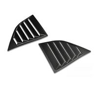 Para Dodge Para Challenger 2015-2022 Cubiertas Espejo Coche Persiana Trasera Ventana Cubierta Obturador Lateral Pegatina Embellecedora Alerón Ventana Trasera(Matte Black)