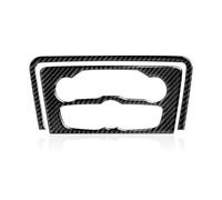 Para Dodge Para Charger 2011-2023 Pegatina Panel Regulación | Panel Regulación Clima/CD Consola Central Embellecedor Adhesivo Interior(Black Carbon,TIPO B)