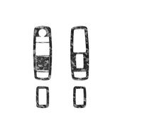 Para Dodge Para Charger 2015-2022 Juego Pegatinas Interior Coche Fibra Carbono Forjada Con Panel Navegación Salida Aire Velocímetro Panel Cubierta Consola Centra(38)