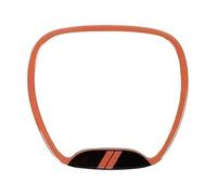 para Dodge para Charger para Challenger 2015 En Adelante para Dodge para Durango 2014 En Adelante Cubierta Decorativa Centro Volante Interior Coche Funda Volante(Naranja)