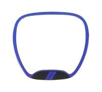 para Dodge para Charger para Challenger 2015 En Adelante para Dodge para Durango 2014 En Adelante Cubierta Decorativa Centro Volante Interior Coche Funda Volante(Azul)