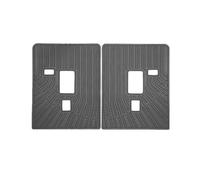 para Dodge para Durango 2016-2024 6/7 Asientos TEP Alfombrillas Coche para Todo Tipo Clima Impermeables Antideslizantes Velour Alfombrillas(6 Seat-Back Cover)