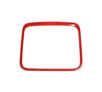 Para Dodge Para RAM 1500 2012-2015 2016 2017 Cubierta Decorativa Para El Marco Del Compartimento Almacenamiento La Consola Central Del Coche BLNETU(Red)