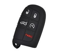 para Dodge para Ram 2013-2021 para Charger para Journey 2011-2021 para Durango 2014-2021 Funda Silicona para Llave Coche con Soporte Carcasa Sin Llave