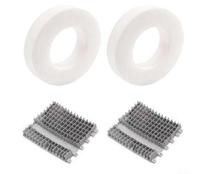 Para Dolphin Plus DX5 Plus M400 limpiador de piscina cepillo de escalada y juego de anillos para una cobertura consistente de la pared (4 piezas)