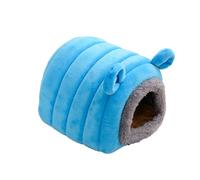 para dormir para hámster - Cama para dormir estilo cueva de felpa suave | Refugio cálido para mascotas pequeñas, accesorio para jaula cómoda para el hogar, hámster, chinchilla, hurón, loro, erizo
